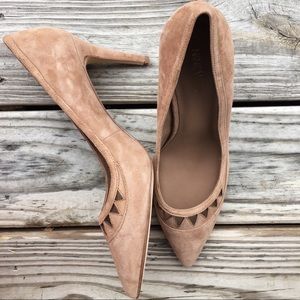 NWOT Nine West Suede Heel with Cutouts
